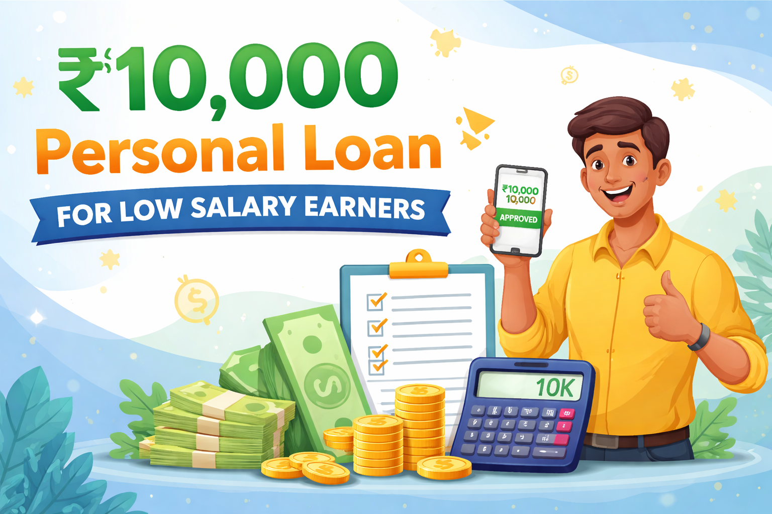 Getting a Rs 10,000 Personal Loan When You Earn Below Minimum: A Comprehensive Guide
