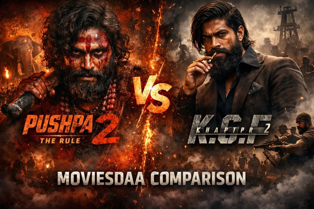 Moviesdaa Comparison: Pushpa 2 vs KGF 2
