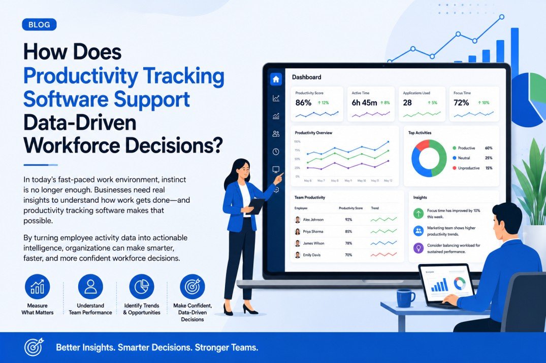 How Does Productivity Tracking Software Support Data-Driven Workforce Decisions?