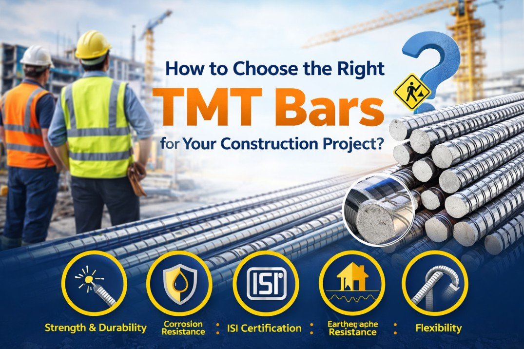 How to Choose the Right TMT Bars for Your Construction Project?